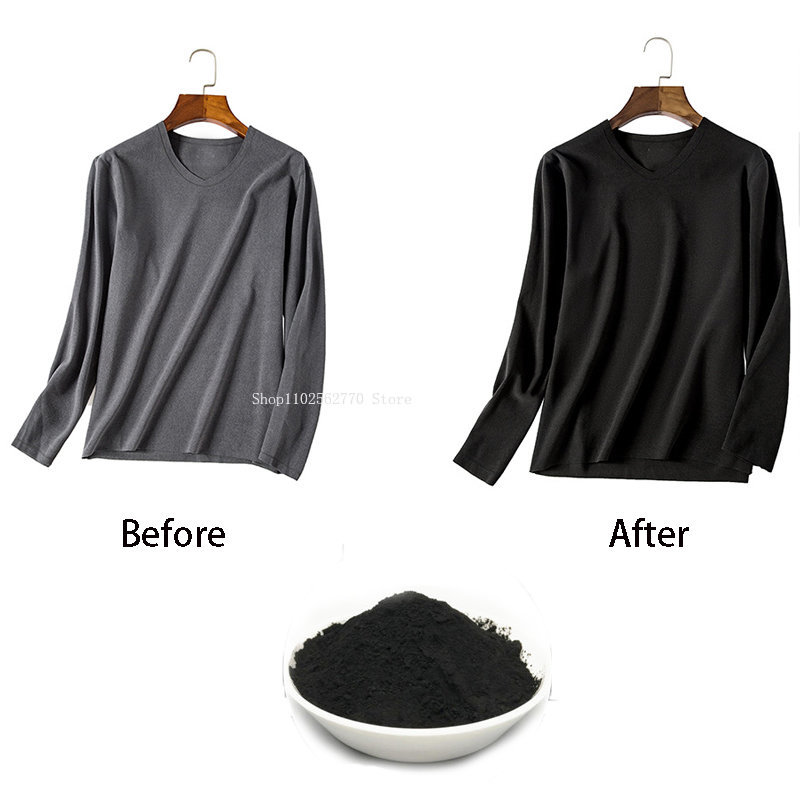 50 グラム黒生地染料衣類改装着色剤コットンリネンジーンズキ - Home Textiles Store のレビューと価格