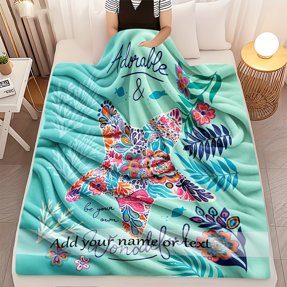 カスタムあなたの名前またはテキスト、魅力的な手描きのヒトデブ - Your Home Textiles のレビューと価格