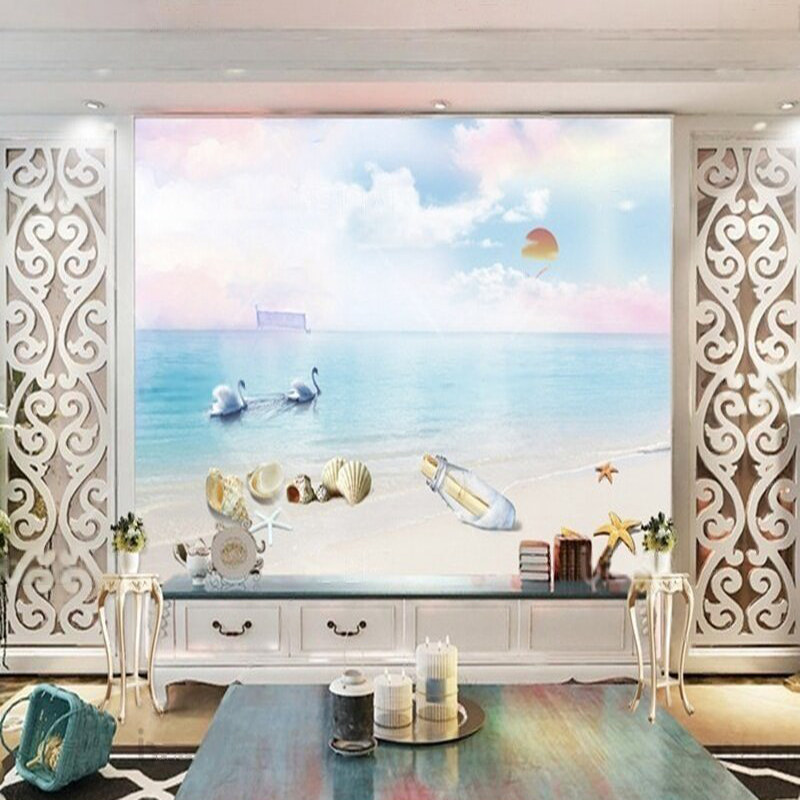 ビーチの貝殻、ヒトデ、日の出、リビングルーム、テレビ、豪華な - Sunrise Home Textiles & Apparel のレビューと価格