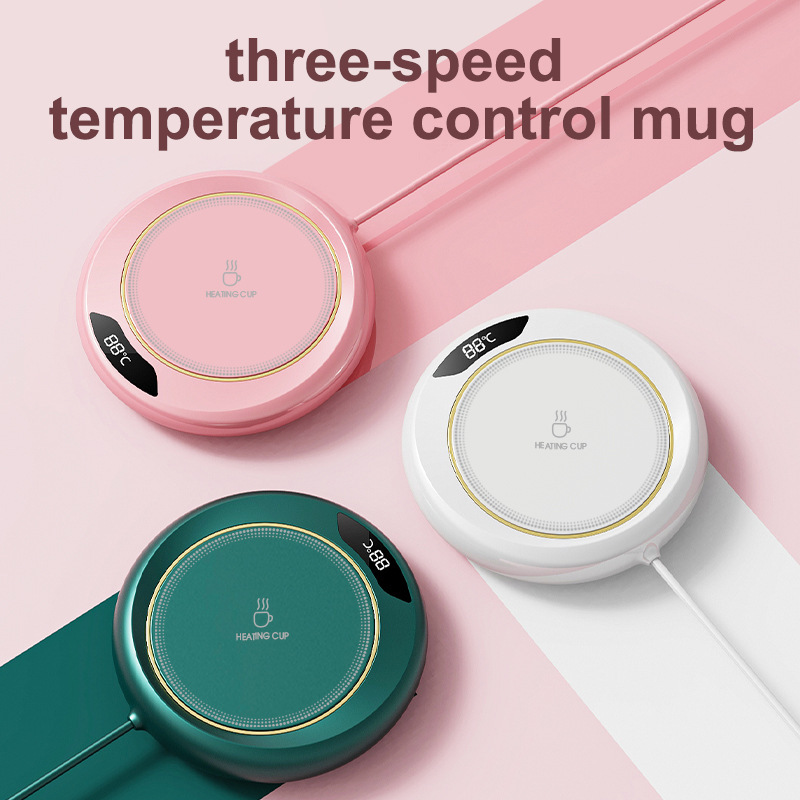 スマート温度制御カップウォーマーマット 3段階速度調整可能  - Heated Pad Electric のレビューと価格